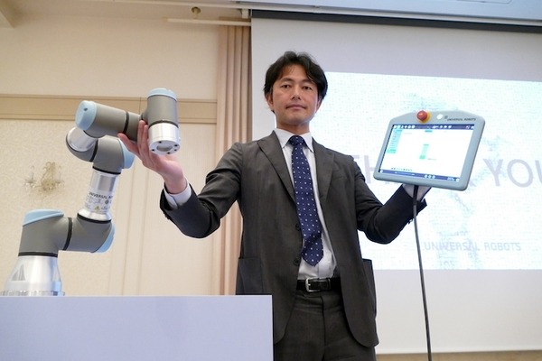 ユニバーサルロボット、新主力製品「e-シリーズ」の説明会を実施　UXを刷新、より幅広い現場で速やかに使えるように