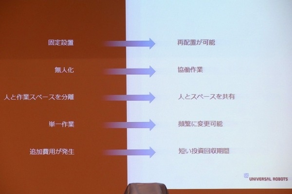 ユニバーサルロボット、新主力製品「e-シリーズ」の説明会を実施　UXを刷新、より幅広い現場で速やかに使えるように