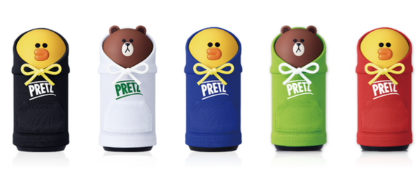 プリッツを買って、LINEの「Clova Friends」をもらおう！ 5種類のスペシャルカバーと一緒に