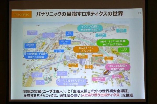 サービス時代でも人との最終接点はモノ　パナソニックがロボティクスほか「モノづくりビジョン」概要を説明