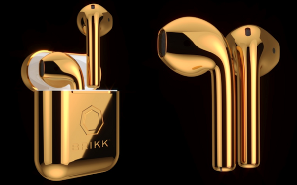 AirPods最新情報：お金持ち向けの金ピカAirPodsがすごい。ワイヤレス充電可能なAirPodsケースは登場間近？
