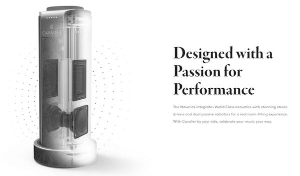 Cavalier Audioがこだわり素材の高級ポータブルスマートスピーカー「The Maverick」を発売。お値段約300ドル