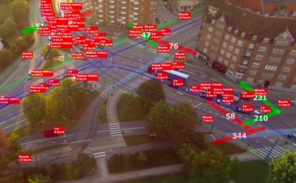 テラドローン、交通量測定にドローン活用　無人・広域で車種ごとの交通量算出も可能に