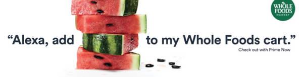 自宅のAlexaから食料品を注文、受け取りは店舗の駐車場で。米Amazonが食料品スーパー大手のホールフーズでサービス開始