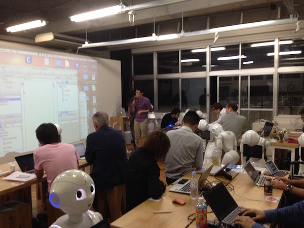 「第6回 html5jロボット部 勉強会 ～ Pepper×COCOROBO RX-V200連携R2Rアプリワークショップ」に行ってきました。 #html5j