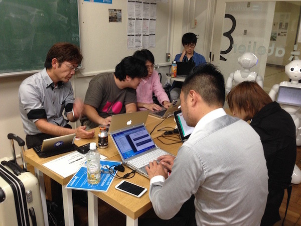 「第6回 html5jロボット部 勉強会 ～ Pepper×COCOROBO RX-V200連携R2Rアプリワークショップ」に行ってきました。 #html5j