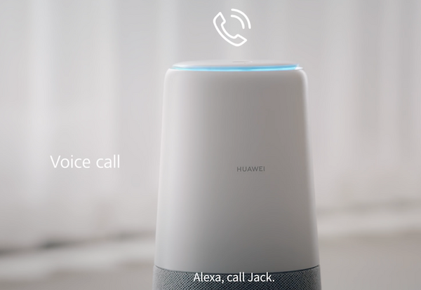 【IFA 2018】ファーウェイが4Gルーター機能搭載のAlexaスマートスピーカー「Huawei AI Cube」を発表。外見にキューブ要素なし。