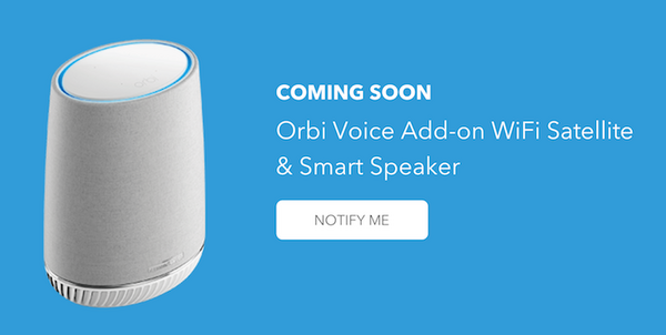 【IFA 2018】NETGEARがメッシュWi−FiルーターにAlexaを搭載した「Orbi Voice Smart Speaker」を発表