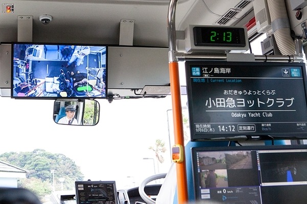 【動画あり】江ノ島の公道を走るSBドライブの自動運転バスに乗ってみた