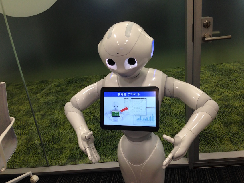 Pepperアプリを簡単に開発できるM-SOLUTIONS社「Smart at robo for Pepper」を見てきました。