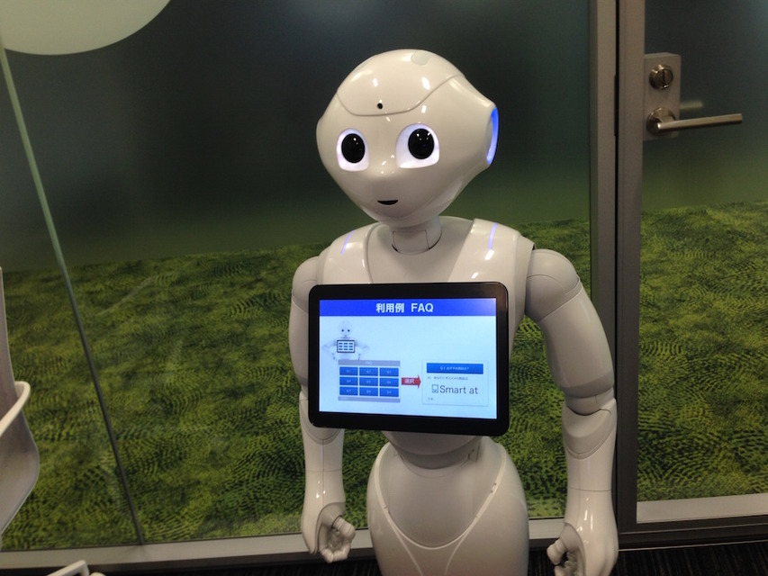 Pepperアプリを簡単に開発できるM-SOLUTIONS社「Smart at robo for Pepper」を見てきました。