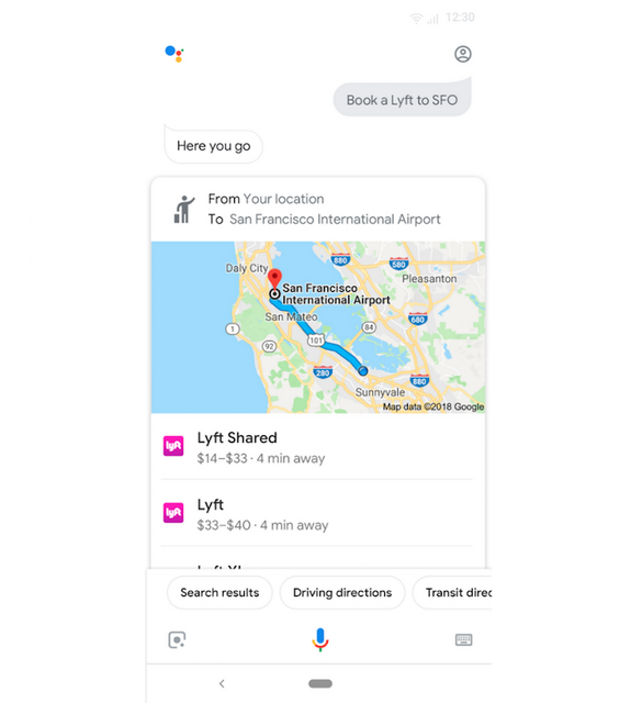 Googleアシスタントに新機能　「Uber」などの配車サービスの予約が可能に！