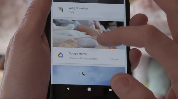 グーグル、Google Home Miniをドローンで配達する動画を公開