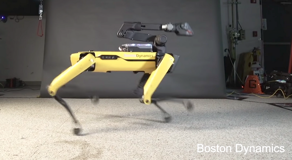 ボストン・ダイナミクスの「SpotMini」最新動画公開：工事現場でのフィールドテスト動画と切れのあるダンス動画