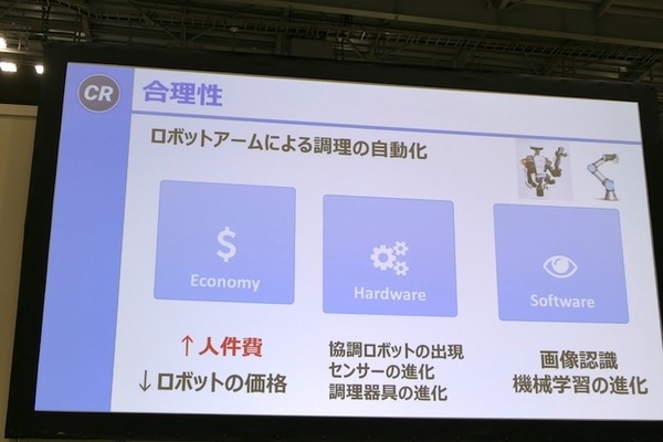 目標は2020年「ロボットレストラン」開店　THK、コネクテッドがロボット調理サービス提供構想をWRSセミナーで公開