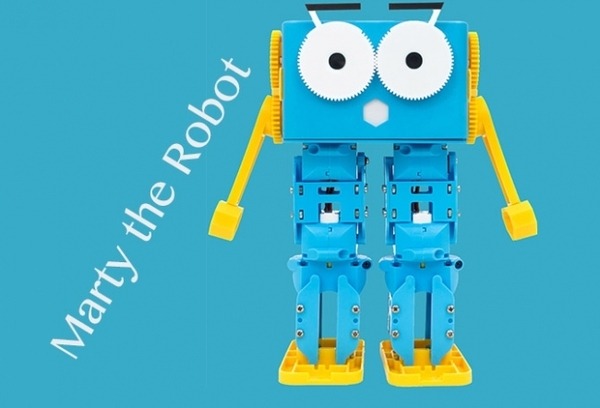二足歩行STEM教育ロボット「Marty The Robot」、+Styleで販売開始