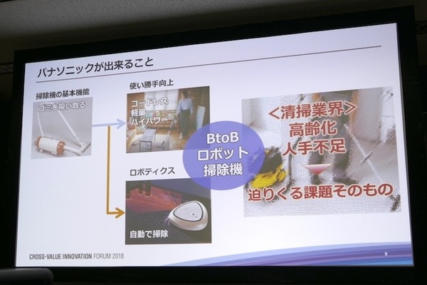 パナソニック、fuRoと開発中のロボット掃除機コンセプトモデルを公開　業務用ロボット掃除機「RULO pro」のセミナーも