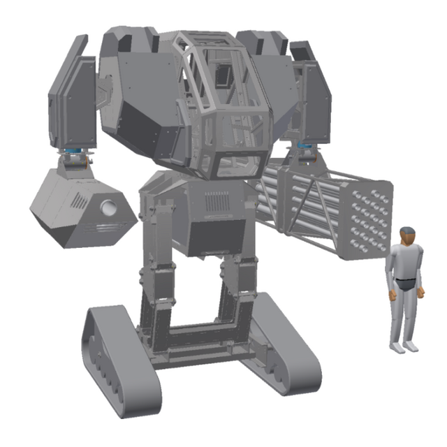 水道橋重工の「クラタス」と戦ったMegabots、4m巨大ロボットの3D CADデータを約3千円で販売