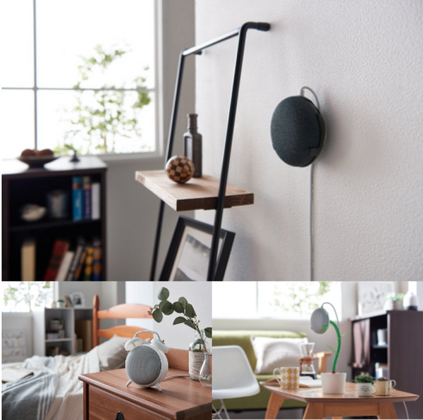 「Google Home mini」がお洒落なインテリアに早変わりするスタンドアクセサリ3種が11月下旬に発売