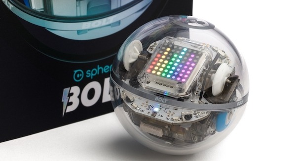 【レビュー】スフィロの最新ロボットボール「Sphero BOLT」(1)　特徴と進化したポイント、ドロー・プログラミングに挑戦