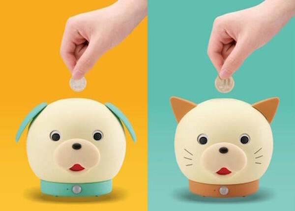 おせっかいな貯金箱「バンクワン」と「バンクニャン」を使ってみた！