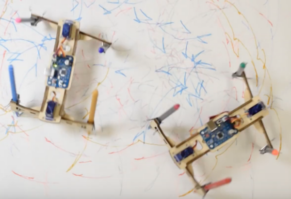 4足歩行のロボット「ファブウォーカー」 試行錯誤する能力を養うSTEAM教育向けロボットキット