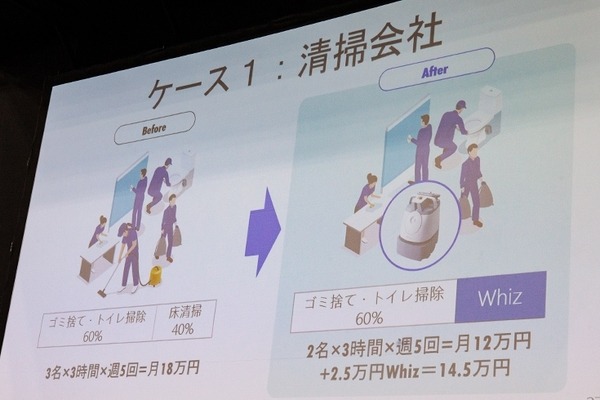ソフトバンクが自律清掃ロボットに参入した理由、自律運転ソフトウェアを他社製品にも供給可能