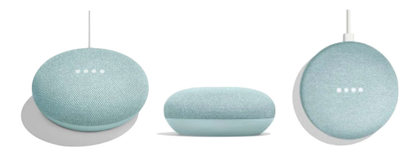 Google Home Mini新色「アクア」、米国のGoogle StoreとWalmartで購入可能に