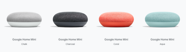 Google Home Mini新色「アクア」、米国のGoogle StoreとWalmartで購入可能に
