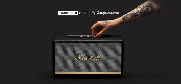 ギター用アンプの名門マーシャルがGoogleアシスタント対応のスマートスピーカーを発売