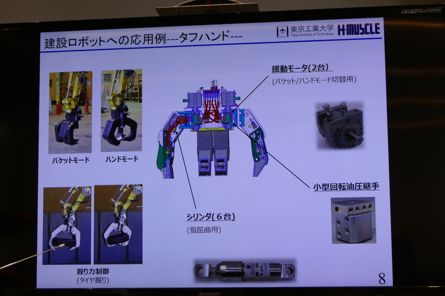 東工大・鈴森教授ら、ロボット用油圧アクチュエーターを事業化するH-MUSCLE社を設立　頑丈で力が強く、軽く滑らかに動く