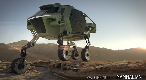 悪路も歩けるロボットカー！現代自動車がウォーキングカーコンセプト「Elevate」を公開