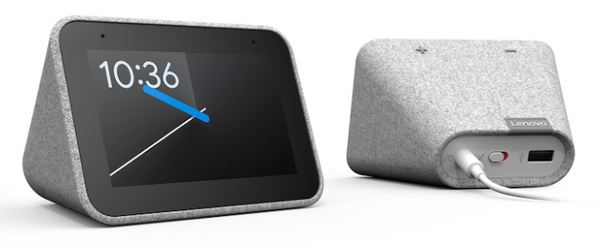 【CES 2019】LenovoがGoogle Assistant搭載、80ドルの目覚まし時計「Lenovo Smart Clock」を発表。