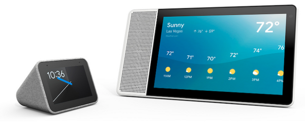 【CES 2019】LenovoがGoogle Assistant搭載、80ドルの目覚まし時計「Lenovo Smart Clock」を発表。