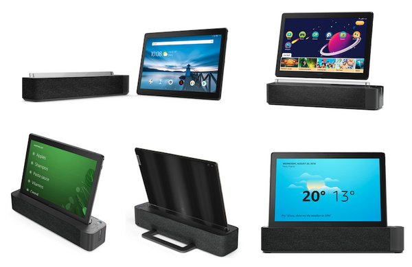 LenovoがAlexa対応スマートタブレットを発表！ ドックに置けばスマートディスプレイに # CES2019