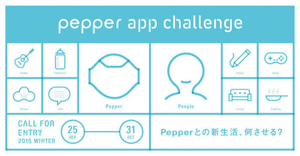 Pepper Innovation Challenge 2015 応募が終了しました。