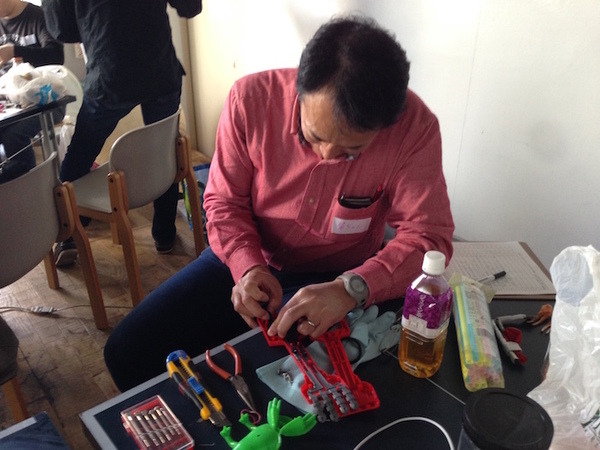 100円ロボ部の0回目イベント「手と腕」に行ってきました。