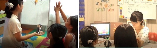 【動画】アルクの子供向け英会話教室に「ロボホン(RoBoHoN)」を導入！子ども達の会話回数が約75％増加