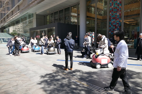 東京・丸の内エリアでテムザック「RODEM」を使った公道実証実験　3月18日から22日までの５日間