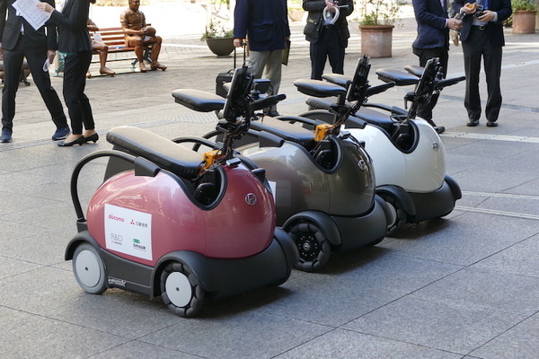 東京・丸の内エリアでテムザック「RODEM」を使った公道実証実験　3月18日から22日までの５日間