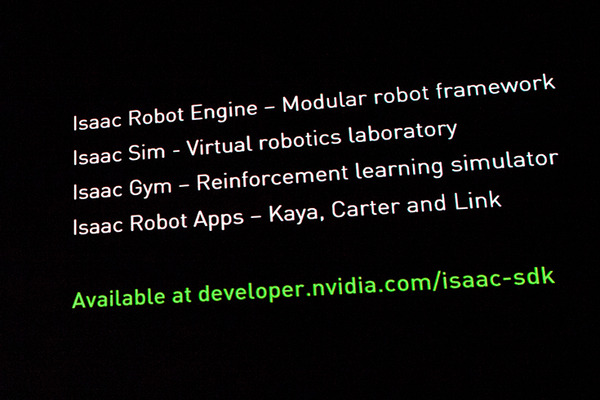 【GTC2019基調講演】NVIDIAの自律ロボット「Kaya」はJetson Nano搭載、Isaacで開発！Amazon AWSとJetsonの連携も発表