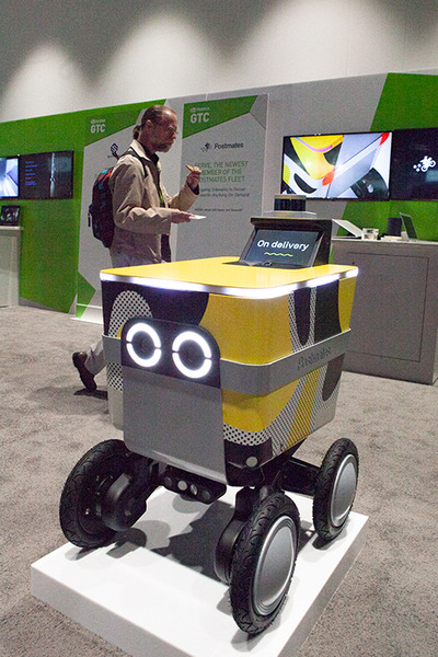 【GTC 2019】NVIDIAの小型ロボット「Kaya」が可愛い！展示会場で出会ったJetson搭載の自律ロボットたち　巨大な農業用ロボットも