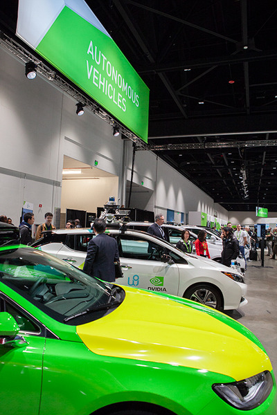 【GTC 2019】NVIDIA DRIVE搭載の自動運転車を多数展示！ベンチャー企業ぞくぞく参入　NVIDIAの担当者にインタビュー