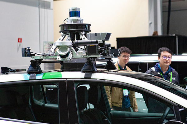 【GTC 2019】NVIDIA DRIVE搭載の自動運転車を多数展示！ベンチャー企業ぞくぞく参入　NVIDIAの担当者にインタビュー