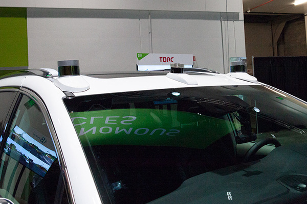 【GTC 2019】NVIDIA DRIVE搭載の自動運転車を多数展示！ベンチャー企業ぞくぞく参入　NVIDIAの担当者にインタビュー