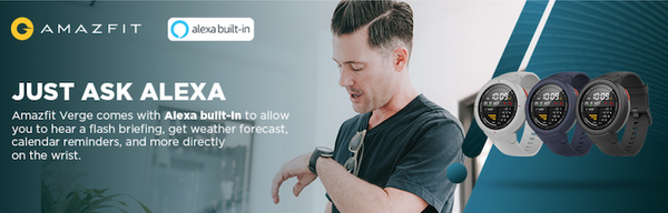 中国HuamiがAlexa搭載スマートウオッチ「Amazfit Verge」発売！Echoユーザー要注目！