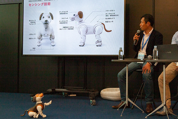 aiboの生命感と個性を支える3つのコアファクターとAI技術　ソニーが開発秘話と先進技術を語る「AI/SUM 2019」