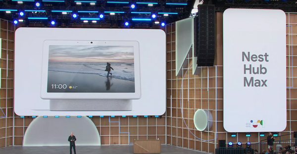 Google、新型スマートディスプレイ「Nest Hub Max」を発表　10インチディスプレイ、価格は229ドル