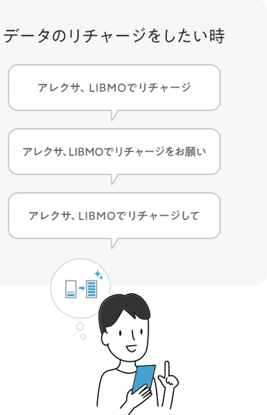 Alexaスキルに格安スマホサービス「LIBMO」の利用者向けスキルが登場 データの残量確認やリチャージ課金が可能に