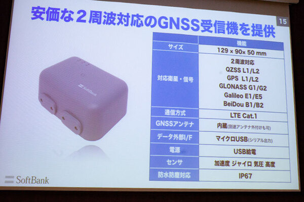 位置情報の誤差1.4センチ！ソフトバンクがRTK-GNSS技術で高精度測位サービスを11月に開始　ヤンマー、鹿島、SBドライブと連携